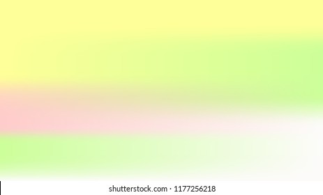Spring soft easter background. Summer holographic green texture. Vibrant blur iridescent design. Foil neon trendy rainbow banner. Pastel future element. Foil holographic design. Bright soft gradient.