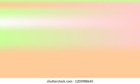 Spring soft easter background. Summer holographic green texture. Vibrant blur iridescent design. Foil neon trendy rainbow banner. Pastel future element. Foil holographic design. Bright soft gradient.