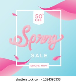 Spring special sale background