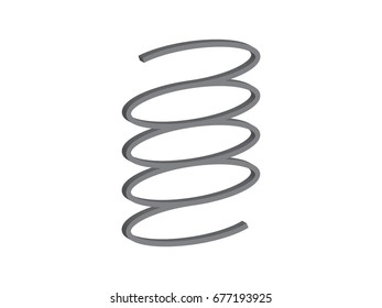spring, spiral, detail, icon, vector illustration eps10