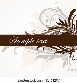 spring and summer abstract floral background with place for your text