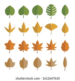 Spring, Summer, Autumn and Winter Leaves