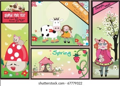 Spring Summer cards.