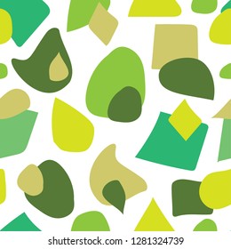 Spring summer colors seamless pattern. Modern ikea style background.