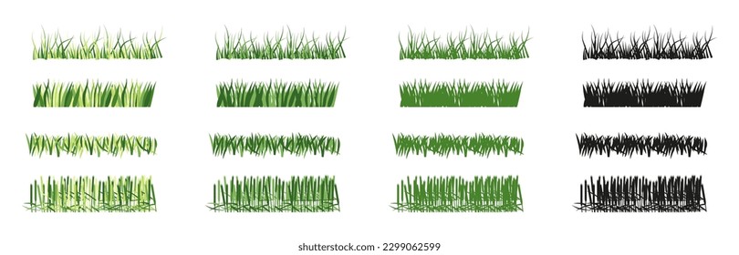 Frühlings- oder Sommerfeld. Kräuterhintergrund. Vektorgrafik. ESP 10.