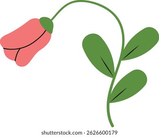 Spring and Summer Flower Decorations For Templet Design Elements and More