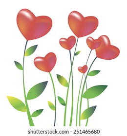 spring summer garden art nature blossom heart