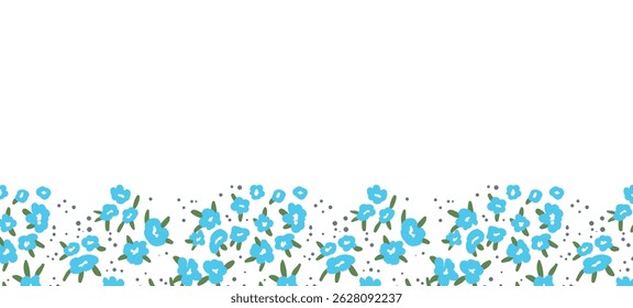 Spring, summer illustration with flowers. Happy birthday, holiday, celebration greeting and invitation card. Colorful floral banner, frame. Modern floral compositions. Copy space.