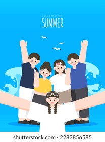 Spring and Summer outdoor Illustration 

