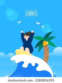 Spring and Summer outdoor Illustration 
