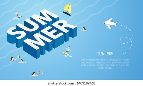 Spring Summer poster, banner vector illustration and design for poster card, Spring Summer poster, banner vector illustration and design for poster card,