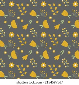 Spring summer seamless pattern set for mother's and women's day. Romantic vector design for paper and invitation