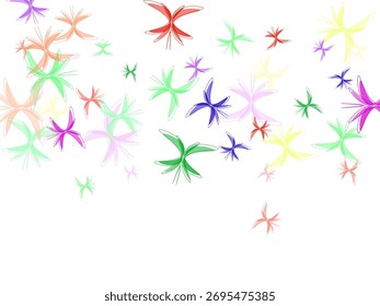  Spring summer seasons butterfly vector border design watercolor butterfly and flower illustration