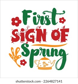Spring svg design cut file