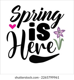 Spring svg design cut file