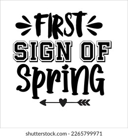Archivo de recorte de diseño de svg de primavera