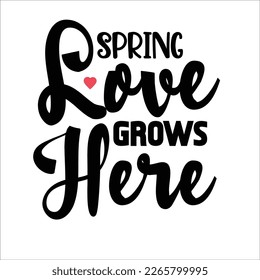 Spring svg design cut file