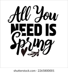Spring svg Design Schnittdatei