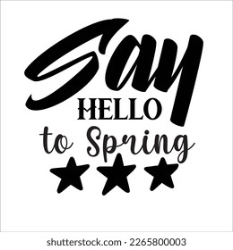 Spring svg design cut file