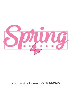 Spring SVG Design, Sunny days SVG, T-shirt Design, Digital Cut Files, Illustration And Perfect For Others