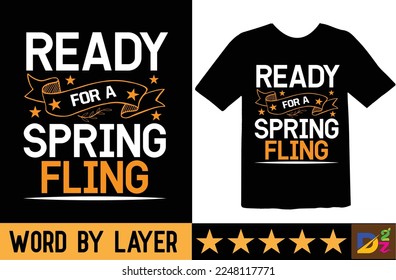 Spring svg t shirt design