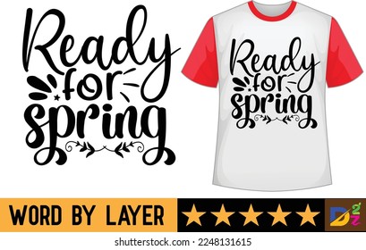 Spring svg t shirt design