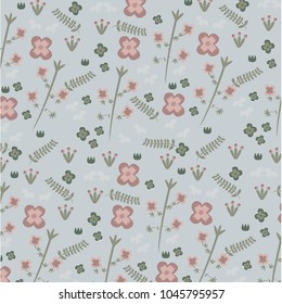 Spring sweet pattern in pastel color