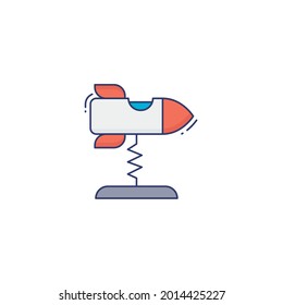 spring swing Icon Isolated On White Background