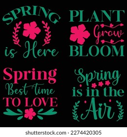 spring t shirt design  bundle