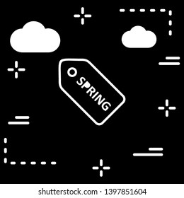 Spring Tag Icon For Your Project