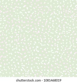 Spring Tender Colorful Seamless Pattern. Circles, Spots and Dots Endless Textures. Easy To Create Abstract Vintage, Dotted Effect. Perfect for Pastel Background and Surface Design. 