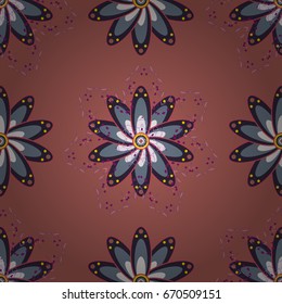 Spring tender design for natural cosmetics, perfume, florist shop. Can be used as greeting or wedding background. Vector seamless pattern with tulip flowers. Best for wrapping paper.