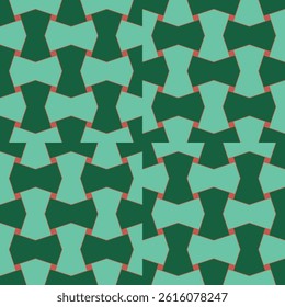 Spring Tessellation, Geometric seamless Pattern