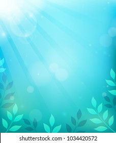 Spring thematics background 1 - eps10 vector illustration.