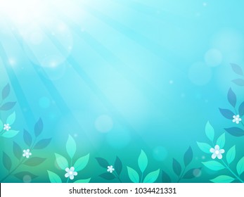 Frühlingsthematik Hintergrund 2 - eps10 Vektorgrafik.
