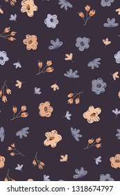 spring theme seamless pattern design