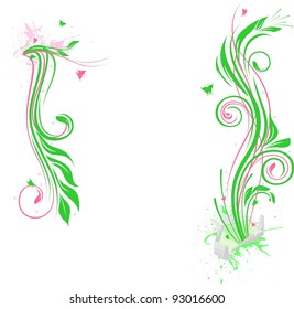 It's spring time design elements