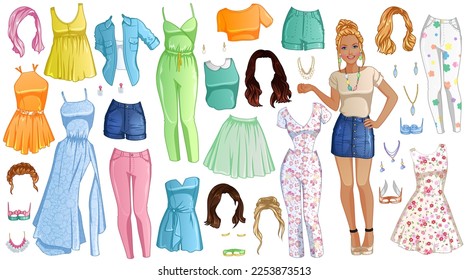 Spring Time Paper Doll