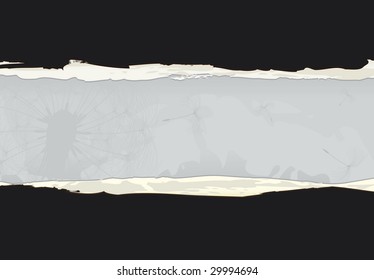 Spring Torn Paper Vector Background