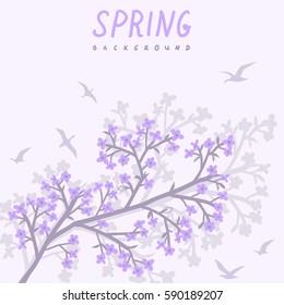 spring tree background