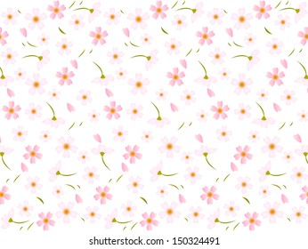 Spring tree background of cherry