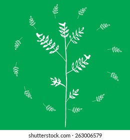 spring tree  Vector illustration