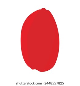 Spring tulip bud element. Ideal for making colorful summer and spring designs. Vector illustration.