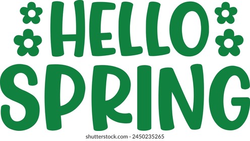 Diseño de la tipografía de primavera en el fondo aislado blanco liso transparente para la tarjeta, camisa, sudadera, sudadera, ropa, etiqueta, taza, icono, póster o insignia