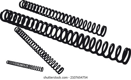 spring of various sizes for spare and escort