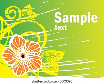 Spring vector background
