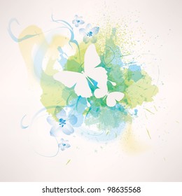 Spring vector background
