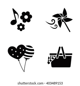 Spring vector icons