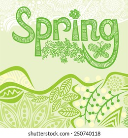Spring vector illustration