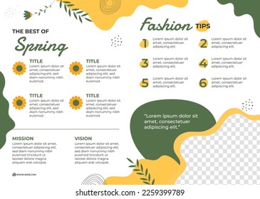 Spring vector illustration design. Flat design.